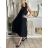 Women's summer short sleeve dress (44/46/48 ONE SIZE) ITALIAN FASHION IM424287