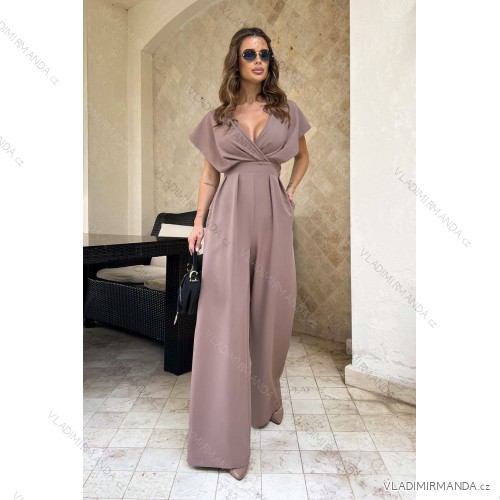 Women's Plus Size (42-46) Long Elegant Party Sleeveless Dress POLISH FASHION PMLBC23265-10