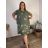 Summer shirt women's dress (uni s / m) ITALIAN MODA IM719330 -   green khaki -   44/46