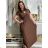 Women's Long Summer Short Sleeve Dress (S/M ONE SIZE) ITALIAN FASHION IM323111