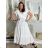 Women's 3/4 Long Sleeve Summer Dress (S/M ONE SIZE) INDIAN FASHION IMPEM23R9923