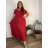 Long casual short sleeve women's dress, oversized (42/44/46 ONE SIZE) ITALIAN FASHION IMD2525370 -   šedá tmavá -