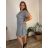 Summer shirt women's dress (uni s / m) ITALIAN MODA IM719330 -   dark blue -