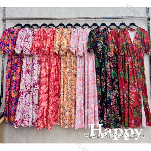 Šaty elegantní košilové dlouhý rukáv dámské (S/M ONE SIZE) ITALSKÁ MÓDA IMWY21734