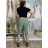 Women's summer stretch shorts (S/M/L) ITALIAN FASHION IMS24006 M / L black