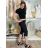 Women's summer stretch shorts (S/M/L) ITALIAN FASHION IMS24006 M / L black