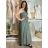 Elegant women's trousers (S/M/L ONE SIZE) ITALIAN FASHION IMWGS25007 -   green khaki -   S / M / L