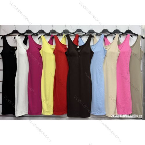 Women's Long Sleeve Hoodie Dress (S / M ONE SIZE) ITALIAN FASHION IMWA216095