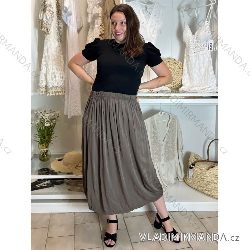Elegant trousers with belt for women (S/M/L ONE SIZE) ITALIAN FASHION IM425057