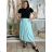 Elegant trousers with belt for women (S/M/L ONE SIZE) ITALIAN FASHION IM425057