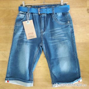 Jeans trousers 3/4 teen boys (134-164) FAD DY-039
