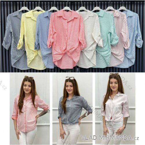 Women's long sleeve furry sweater (S/M/L ONE SIZE) ITALIAN FASHION IMWCH25116