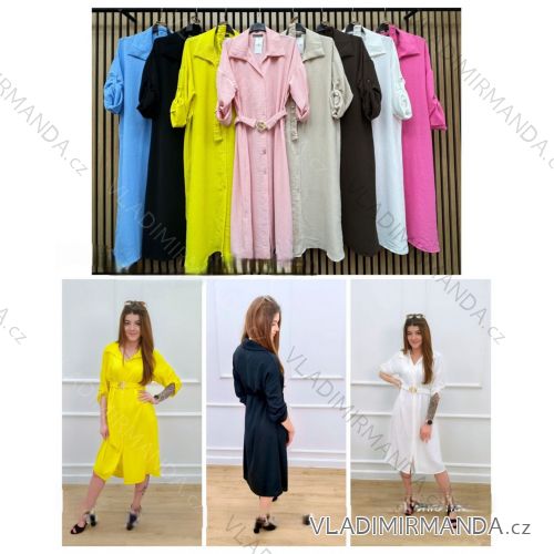 Women's long sleeve furry sweater (S/M/L ONE SIZE) ITALIAN FASHION IMWCH25116