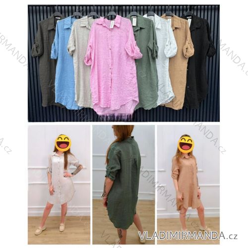 Women's long sleeve furry sweater (S/M/L ONE SIZE) ITALIAN FASHION IMWCH25116