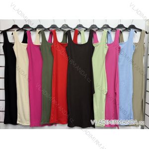 Women's Long Sleeve Hoodie Dress (S / M ONE SIZE) ITALIAN FASHION IMWA216095