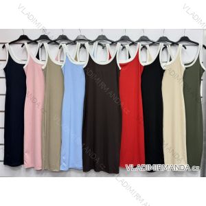 Women's Long Sleeve Hoodie Dress (S / M ONE SIZE) ITALIAN FASHION IMWA216095