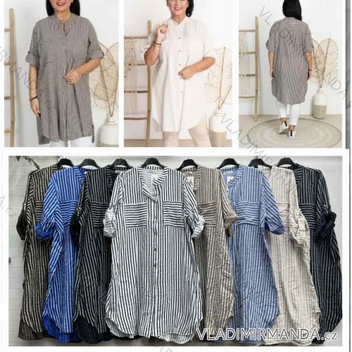 Dress with 3/4-sleeve ladies pocket (uni sl) ITALIAN Fashion IM3181746