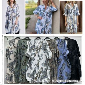 Dress with 3/4-sleeve ladies pocket (uni sl) ITALIAN Fashion IM3181746