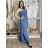 Elegant trousers with belt for women (S/M/L ONE SIZE) ITALIAN FASHION IM425057 S / M / L blue