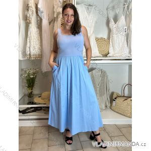 Women's short sleeve summer casual dress (S/M/L ONE SIZE) ITALIAN FASHION IMWGB25022