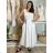 Women's short sleeve summer casual dress (S/M/L ONE SIZE) ITALIAN FASHION IMWGB25022 S / M / L Light blue