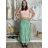 Šaty elegantní košilové dlouhý rukáv dámské (S/M ONE SIZE) ITALSKÁ MÓDA IMWY21734 S / M / L green