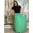 Sukně dlouhá dámská (UNI S/L) ITALSKÁ MÓDA IM722063 -   green khaki -   S / M