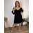 Women's short sleeve summer casual dress (S/M/L ONE SIZE) ITALIAN FASHION IMWGB25022