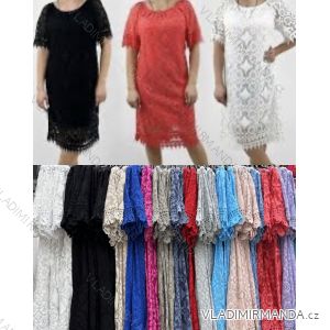 Šaty elegantní košilové dlouhý rukáv dámské (S/M ONE SIZE) ITALSKÁ MÓDA IMWY21734