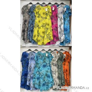 Women's Long Chiffon Short Sleeve Dress (S/M ONE SIZE) ITALIAN FASHION IMWGM23456