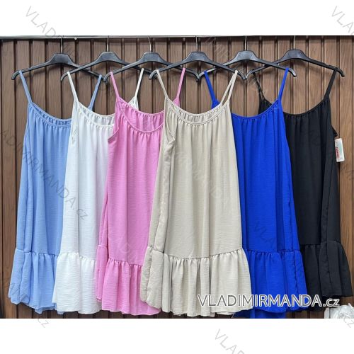 Šaty elegantní košilové dlouhý rukáv dámské (S/M ONE SIZE) ITALSKÁ MÓDA IMWY21734