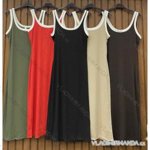 Šaty elegantní košilové dlouhý rukáv dámské (S/M ONE SIZE) ITALSKÁ MÓDA IMWY21734