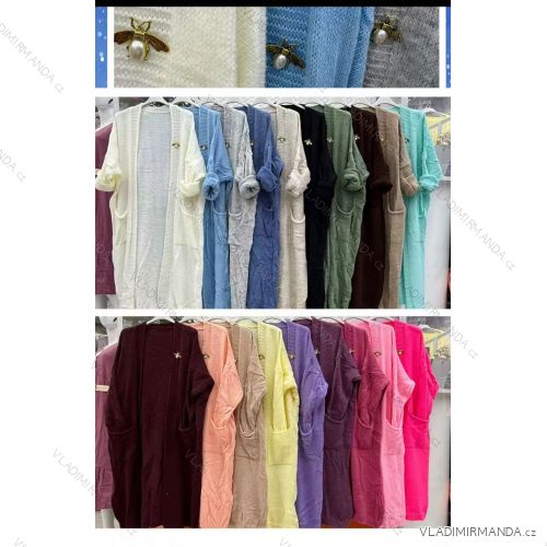 Women's Oversize Long Sleeve Sweater (S/M ONE SIZE) ITALIAN FASHION IMWCA23DH2302