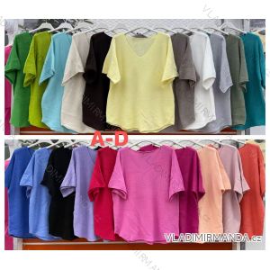 Women's Oversize Long Sleeve Sweater (S/M ONE SIZE) ITALIAN FASHION IMWCA23DH2302