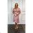 Women's Plus Size Dress Elegant Short Sleeve (40-50 ONE SIZE) POLISH FASHION PMLBT24ELENA