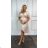 Women's Plus Size Dress Elegant Short Sleeve (40-50 ONE SIZE) POLISH FASHION PMLBT24ELENA