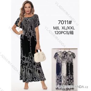 Plus Size Women's Long Stretch Pants (XL/2XL ONE SIZE) ITALIAN FASHION IMC22810