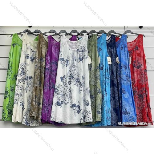 Women's long sleeve cotton tunic (S/M/L ONE SIZE) ITALIAN FASHION IMWCP25041