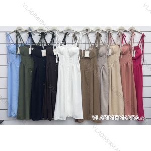 Women's short sleeve summer casual dress (S/M/L ONE SIZE) ITALIAN FASHION IMWGB25022