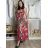 Long summer icecool strapless dress for women (M/L-XL/2XL) AINUOSI ITALIAN FASHION IMB23H02