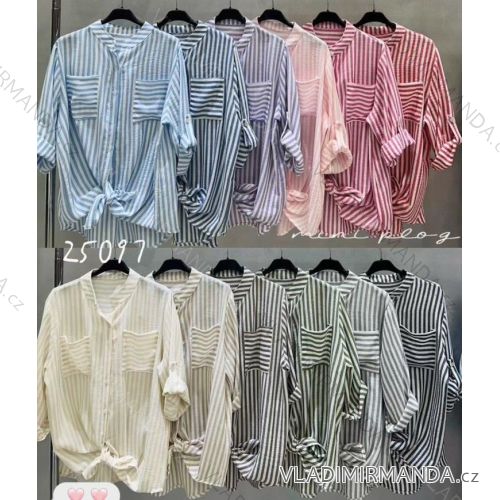 Women's short sleeve summer casual dress (S/M/L ONE SIZE) ITALIAN FASHION IMWGB25022