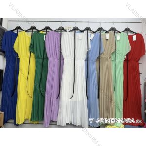 Women's short sleeve summer casual dress (S/M/L ONE SIZE) ITALIAN FASHION IMWGB25022