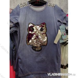 T-Shirt with sequins baby girl (4-14 years old) ITALIAN MLADA Fashion IMM217101
