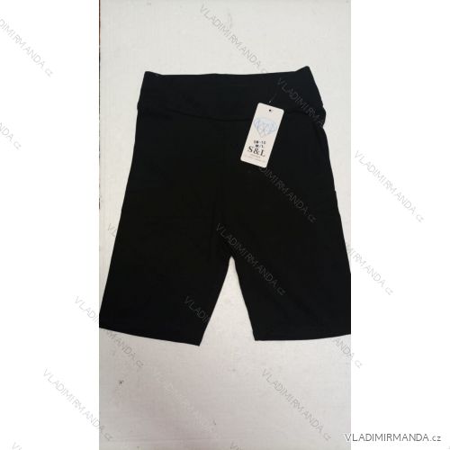 Women's short leggings (M-2XL) SAL SMILING SAL235SW-10