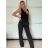 Women's Sleeveless Vest (S/M/L ONE SIZE) ITALIAN FASHION IMPLP2410130085 -   black -   S / M / L