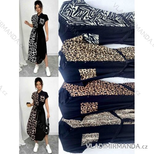 Women's Long Sleeve Shirt Dress (S/M ONE SIZE) ITALIAN FASHION IMWD232607