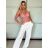 Women's Long Chiffon Short Sleeve Dress (S/M ONE SIZE) ITALIAN FASHION IMWGS231048