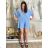 Shirt 3/4 sleeve ladies strip (4XL/5XL ONE SIZE) ITALSKÁ MÓDA IM422026