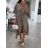 Women's casual summer muslin short sleeve dress (S/M/L ONE SIZE) ITALIAN FASHION IMWGB252284
