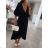 Women's casual summer muslin short sleeve dress (S/M/L ONE SIZE) ITALIAN FASHION IMWGB252284